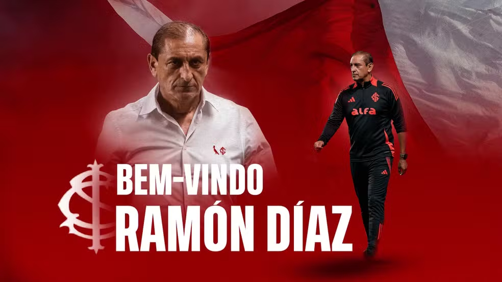 Ramón Díaz é o novo comandante do Internacional e promete time protagonista