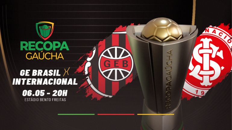 Brasil de Pelotas e Internacional decidem título da Recopa Gaúcha em maio no Bento Freitas