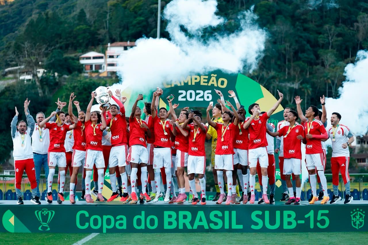 Inter é campeão inédito da primeira Copa do Brasil Sub-15