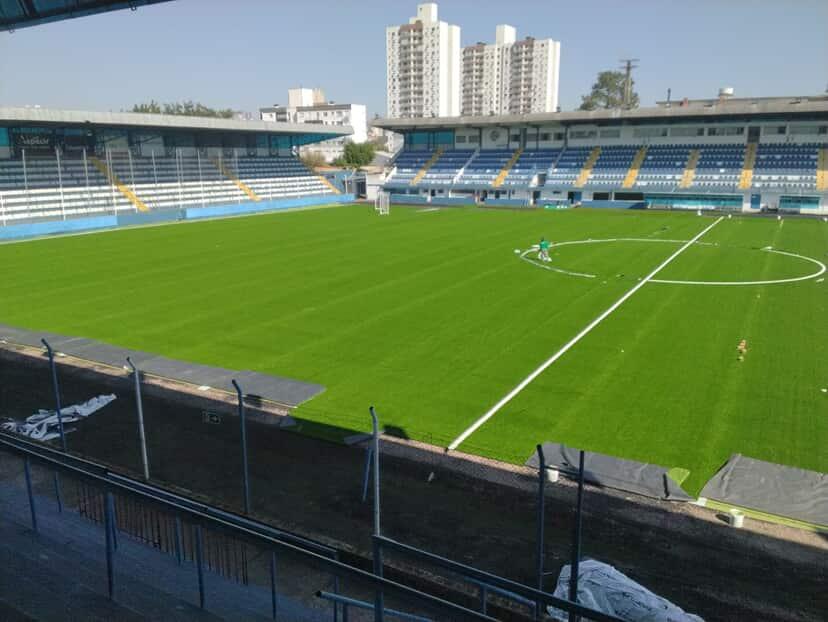 São José entrega novo gramado híbrido no Passo D’Areia com tecnologia FIFA Quality Pro