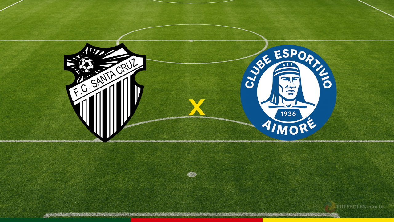 Aimoré vence o Santa Cruz fora de casa e assume a liderança momentânea da Série A2